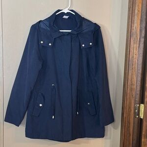 Time and Tru Dark Blue Utility Jacket